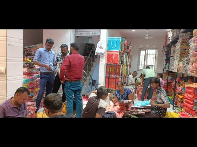 SAREE KE SABSE BADE WHOLESALER MKT (SUMIT JAIN) ARIHANT TEXTILE ONLINE ORDER= 8860428556,9311222453