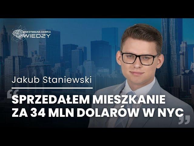 Kariera agenta nieruchomości w USA - Jakub Staniewski - podcast Coopernicus -Maksymalna Dawka Wiedzy