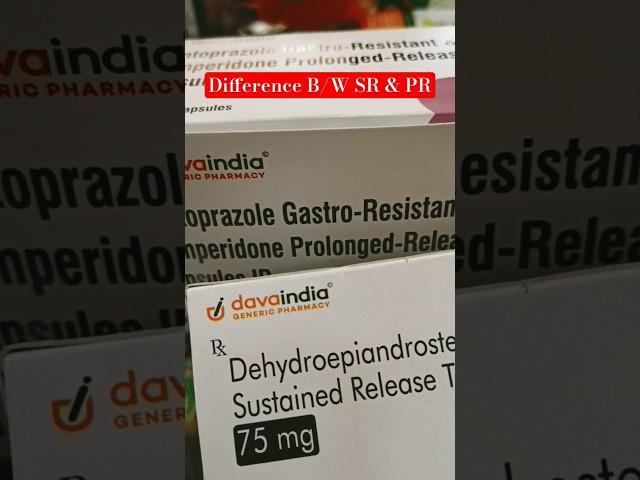 Difference B/W SR & PR #shrots #medicine #medical #dsr #SR #PR #drx #drxasif #pharmcist