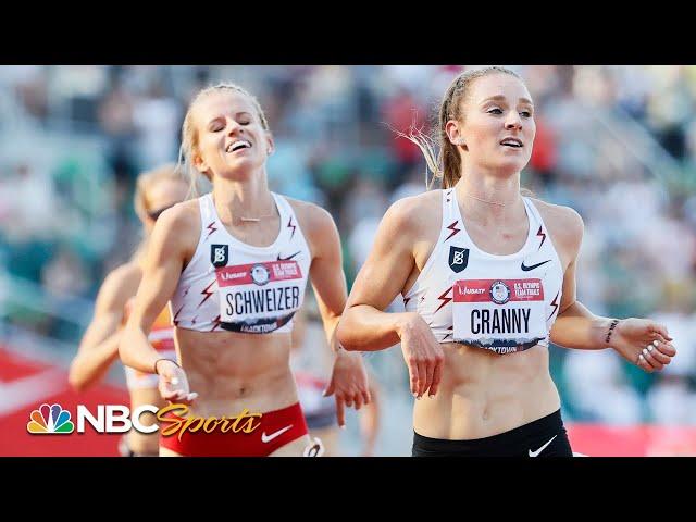 Cranny and Schweizer battle the heat and each other to epic 5K trials finish | NBC Sports