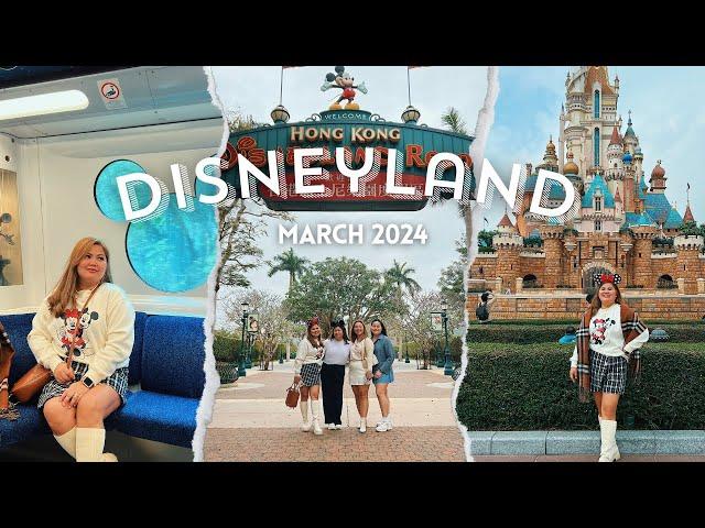 Hong Kong (DAY 2) How to go to HK Disneyland + Buying Souvenirs + Disney photo spots! MARCH 2024 #Ph