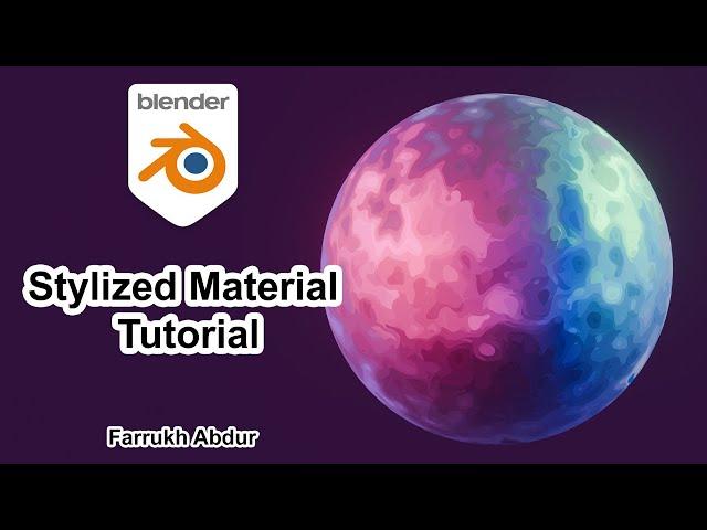 Stylized Material Easy Tutorial - Blender