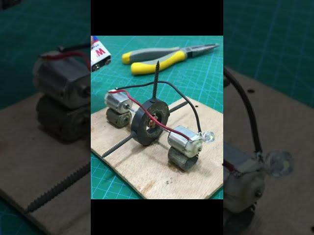 Power jumping motor experiment #power #experiment facts/hiw battery charger/jhataka machine