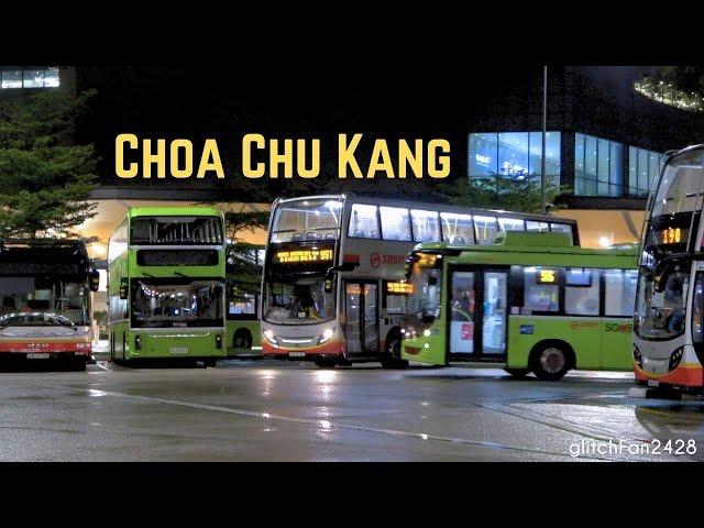 Buses at Choa Chu Kang Bus Interchange, Singapore 2024