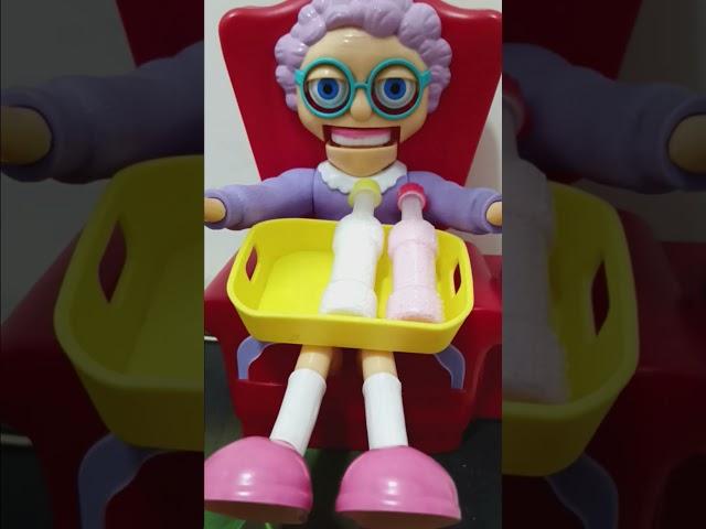 Putting of Sour powder in Grannys plate