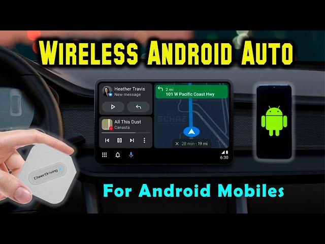 Wireless Android Auto Adapter 2023   Cheer Driving   UNBOXING REVIEW