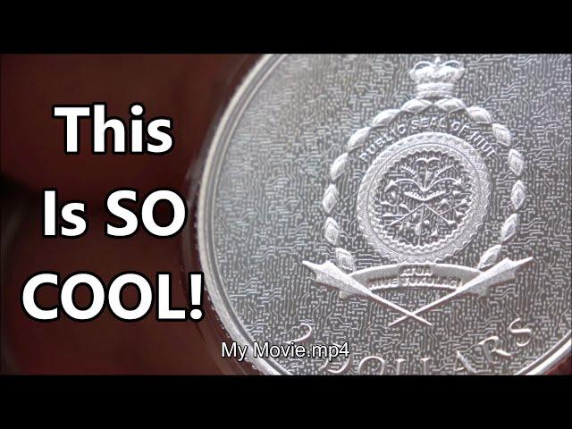 This Coin has NEXT LEVEL Detail on A Silver Coin - BitCoin in SILVER!