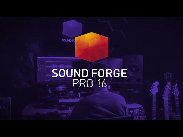 MAGIX SOUND FORGE Pro 16 intro