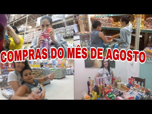 COMPRAS DO MÊS DE AGOSTO / MUITAS PROMOÇÕES E ECONOMIZAMOS MUITO  SURPRESA NO MERCADO 