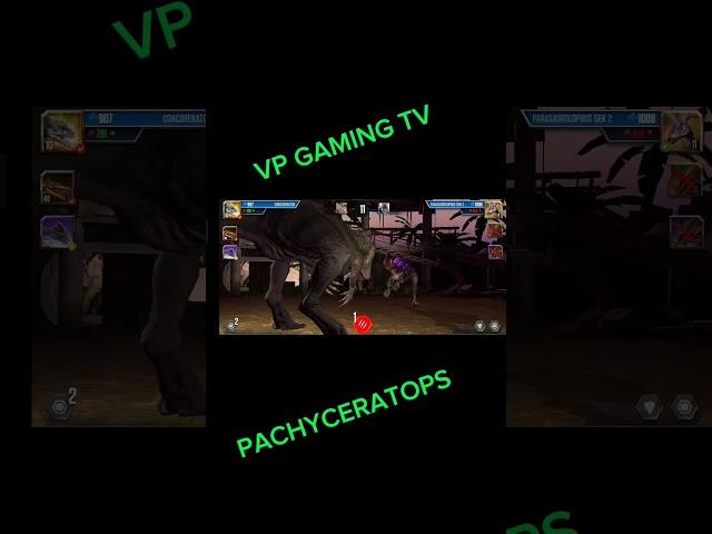 PACHYCERATOPS VS CONCAVENATOR/ JURASSIC WORLD THE GAME VP165