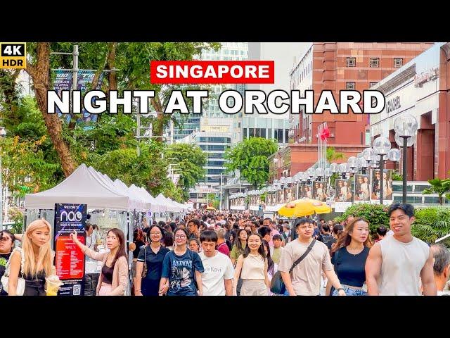 Night At Orchard | Newest Singapore Street Market ️