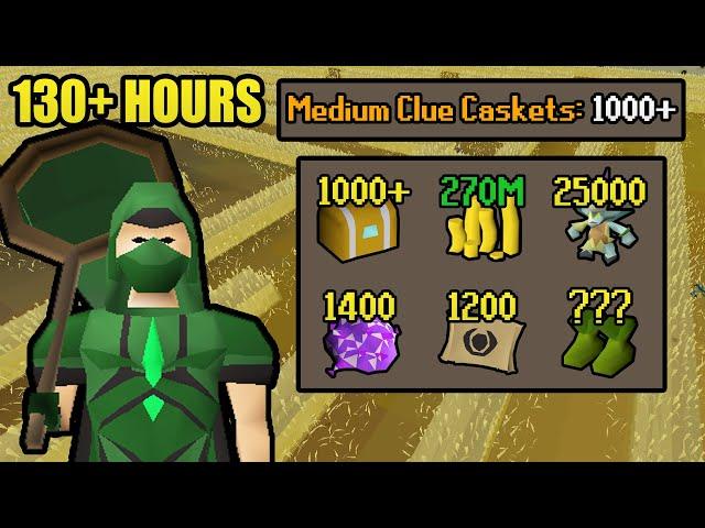 Opening 1,000+ Medium Clue Caskets | UIM Collection Log Completionist (#40) [OSRS]