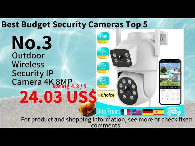 2024 Best Budget Security Cameras Ranking