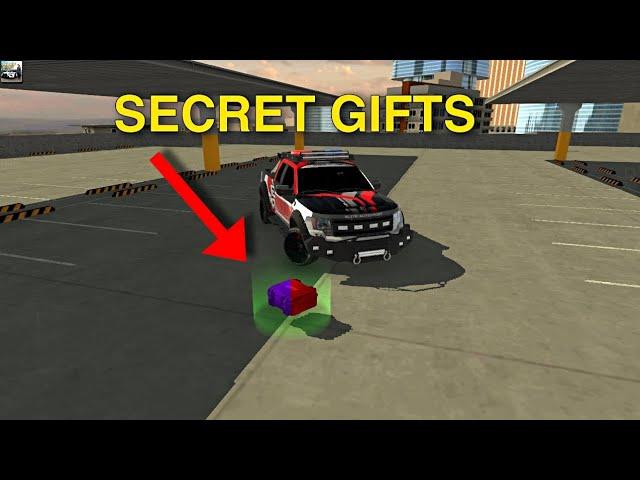 Secret gifts which are hard to find in car parking multiplayer