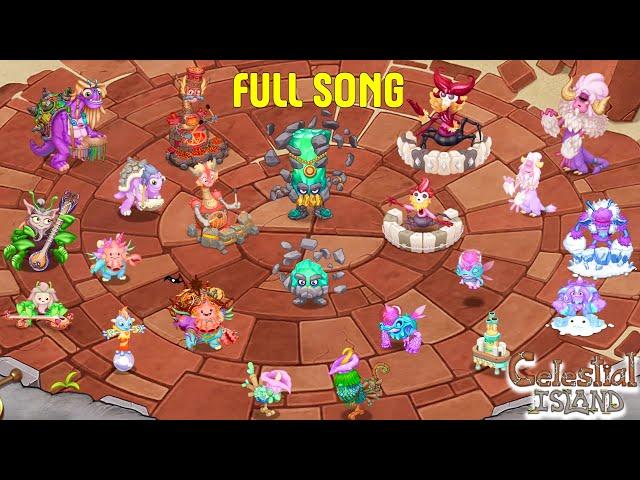 Celestial Island Full Song - All Celestials + Adult Syncopite |  My Singing Monsters