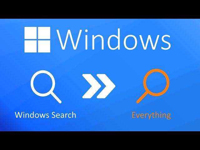 Everything - The Better Windows Search (Showcase)