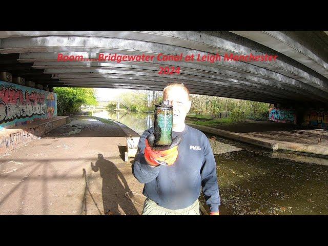 The bridgewater canal at Leigh Manchester