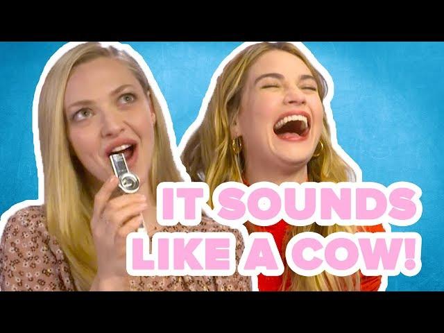 Mamma Mia 2's Amanda Seyfried & Lily James Play ABBA Songs On A Kazoo | Most Impossible Quiz