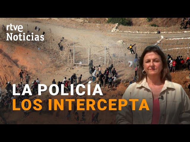 CEUTA: El GRAN DESPLIEGUE POLICIAL evita la ENTRADA masiva de MIGRANTES tras los llamamientos RRSS