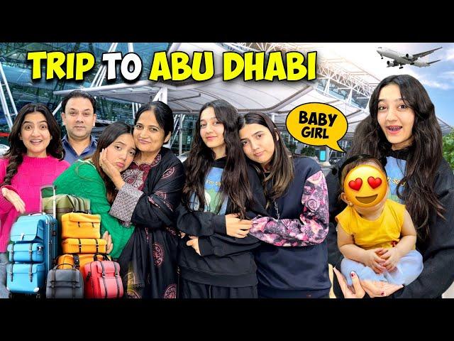 Abu Dhabi Trip Ki packing Hogai | GoodBye Pakistan |Surprise For Baby Girl Zyra |