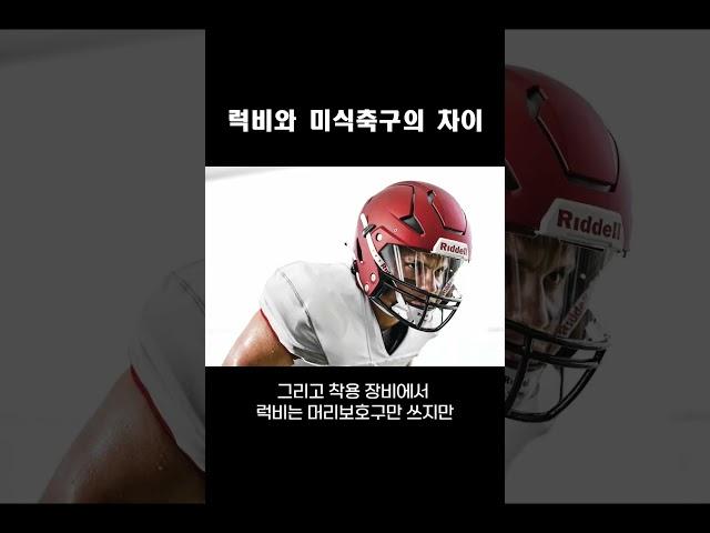 럭비와 미식축구의 차이