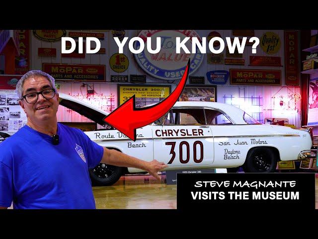 Steve Magnante talks rare 50's Mopars. Including the first EVER Chrysler 300 Built, 1955 Vin 1001!