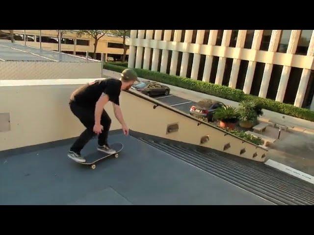 HUGE 27 STAIR HUBBA 180 Nosegrind - WTF! - Aaron Wilson