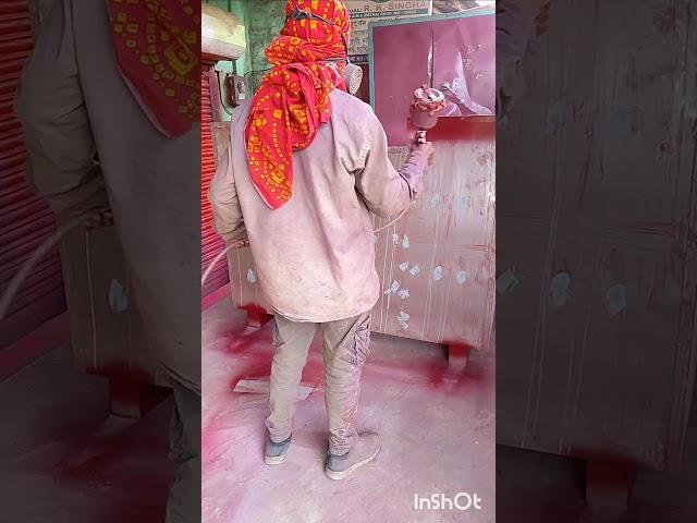You showcase YouTube video trending cherry colour underscore viral Steel almari