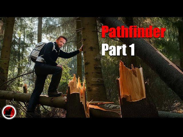 PATHFINDER - Episode 1 - I Discovered a Windthrow Forest in a Remote Area - Wild Forest Camp