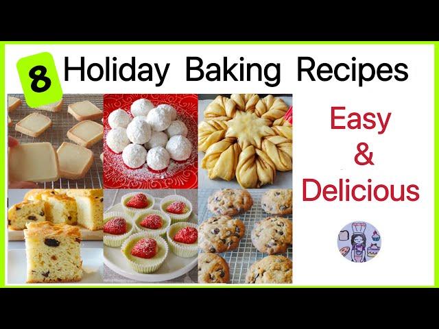 8 Easy & Delicious Christmas Treats: Cookies, Cakes, and More!/ Holiday Baking