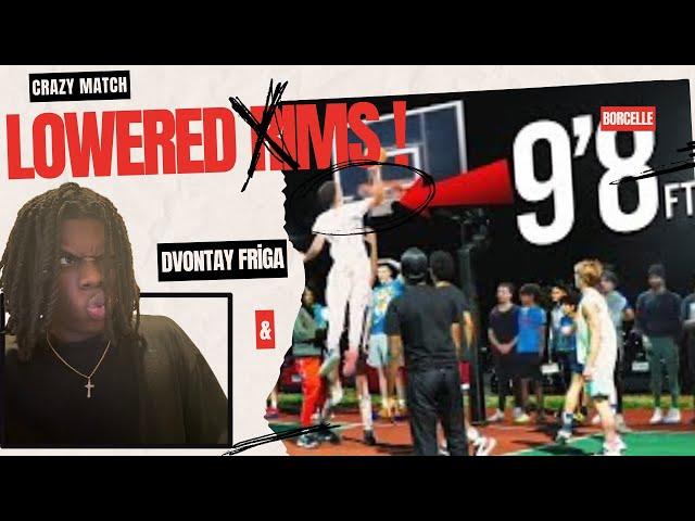 THEY LOWERED THE RIM ??? - Devontay Friga - We SECRETLY Lowered The Rim On Park Hoopers ( Reaction)
