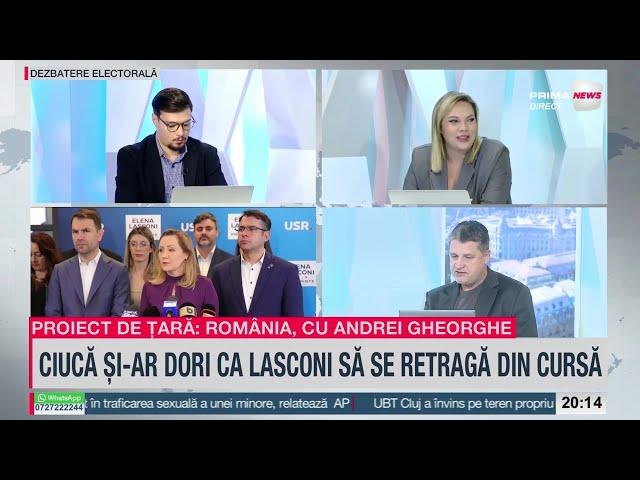 Proiect de țară: România, cu Andrei Gheorghe - 14 noiembrie