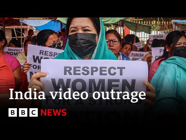 Manipur: India outrage after women paraded naked in violence-hit state – BBC News