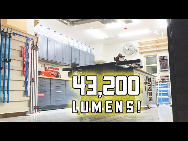 Garage Shop LED Lighting Upgrade // Cheap LED Fixtures