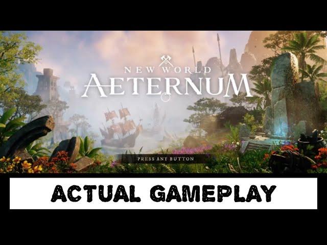 New World Aeternum Gameplay (First 10 Minutes)