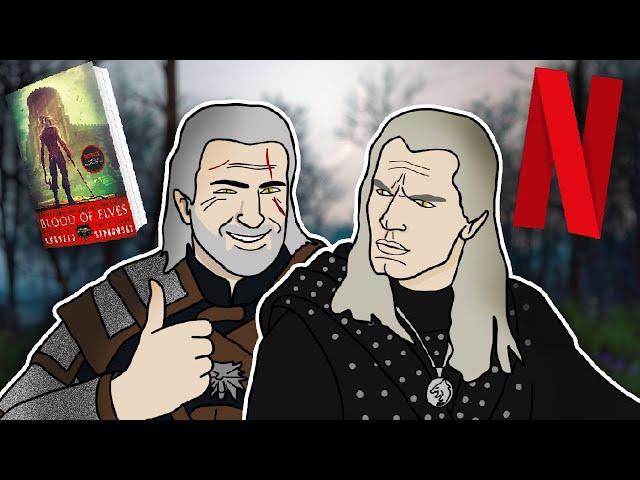 Book/Game Geralt Meets Netflix Geralt