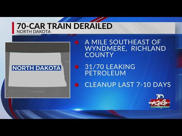 Train carrying hazardous materials derails in North Dakota