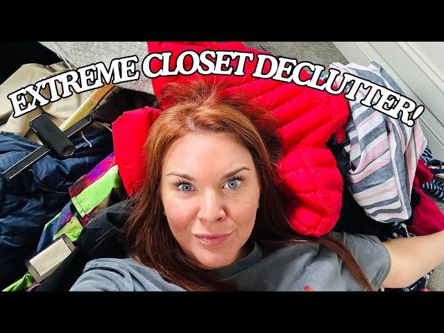 HUGE CLOSET DEEP CLEAN OUT: Declutter & Organise my Closet with me!