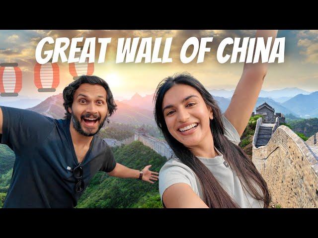 FIRST time at the Great Wall of China