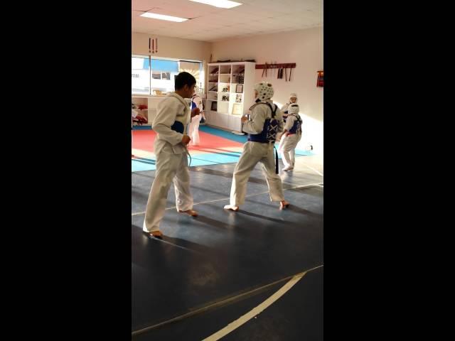 Daniel Cuevas sparring!