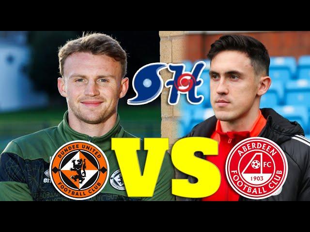 Dundee United vs Aberdeen Football Live Play by Play | Scottish Premiership League | Round 20