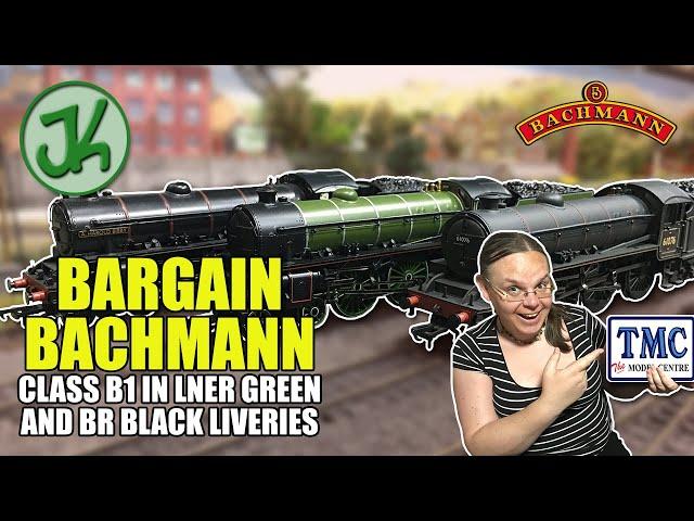 Bargain Bachmann Class B1 in LNER Green and BR Black with Late Crest   Unboxing and Review