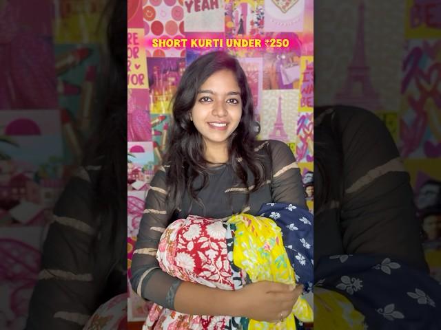 Short kurti under ₹500 | Which is your favourite? #ytshorts #missmiracle