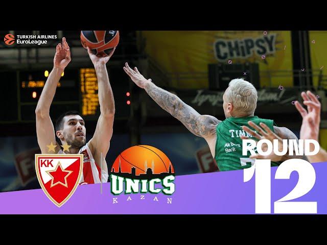 UNICS hits club record in Belgrade! | Round 12, Highlights | Turkish Airlines EuroLeague