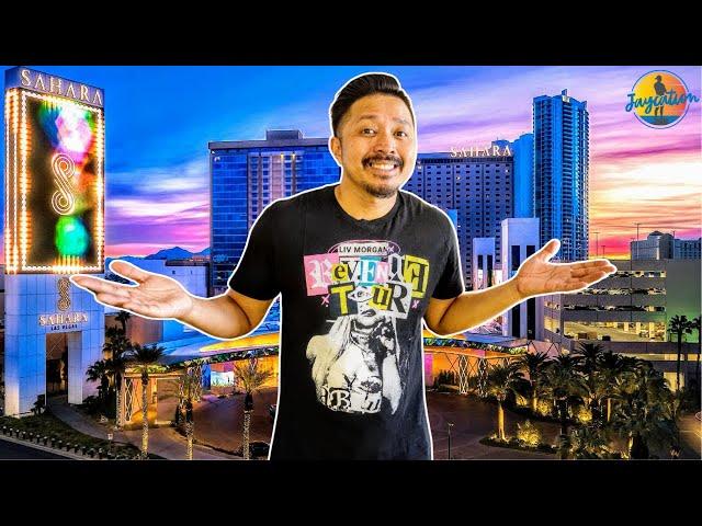 Staying at SAHARA Las Vegas with NO RESORT Fees & Free Parking!