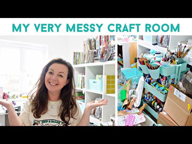 ORGANISE MY CRAFT ROOM | BIG Tidy & Organise | Craft Room Organisation | Home Office