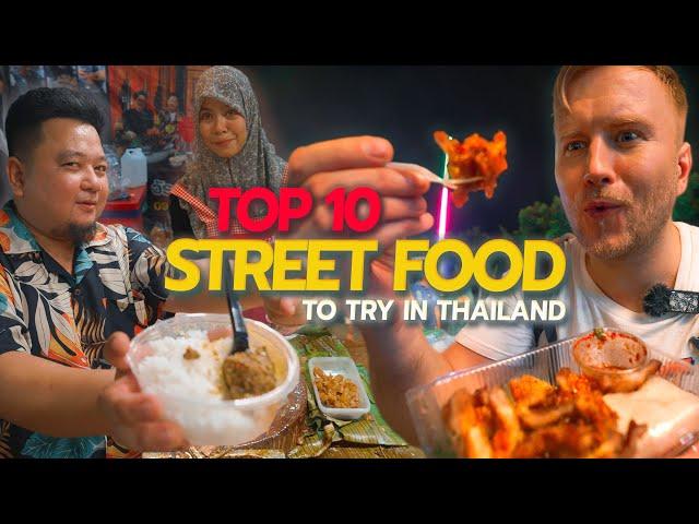 10 Street Foods to TRY in Thailand! / Trip to Ayutthaya / Halal Food Tour 2024