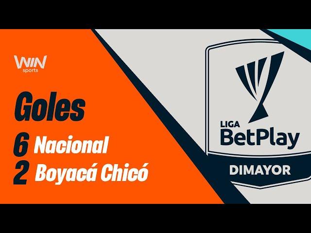 Nacional vs. Boyacá Chicó (goles) | Liga BetPlay Dimayor 2024-2 | Fecha 12