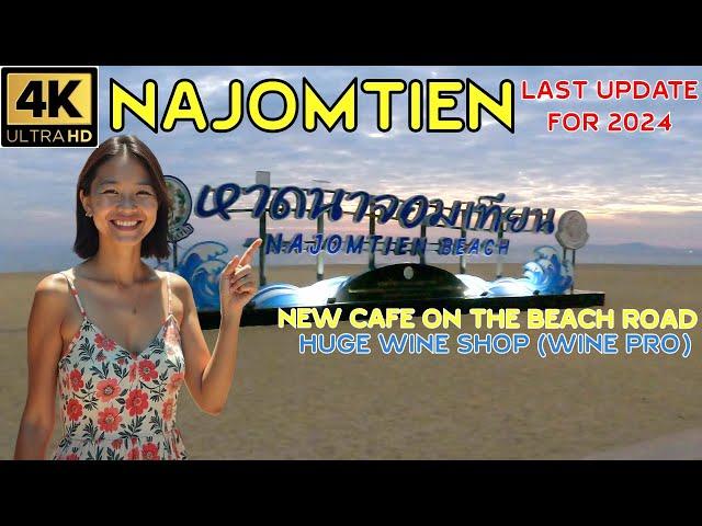 Na jomtien last 2024 update vlog - New Cafe on the Beach - New Huge wine shop - Burger prices