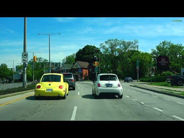 Driving in Downtown Hamilton Ontario Canada 4K